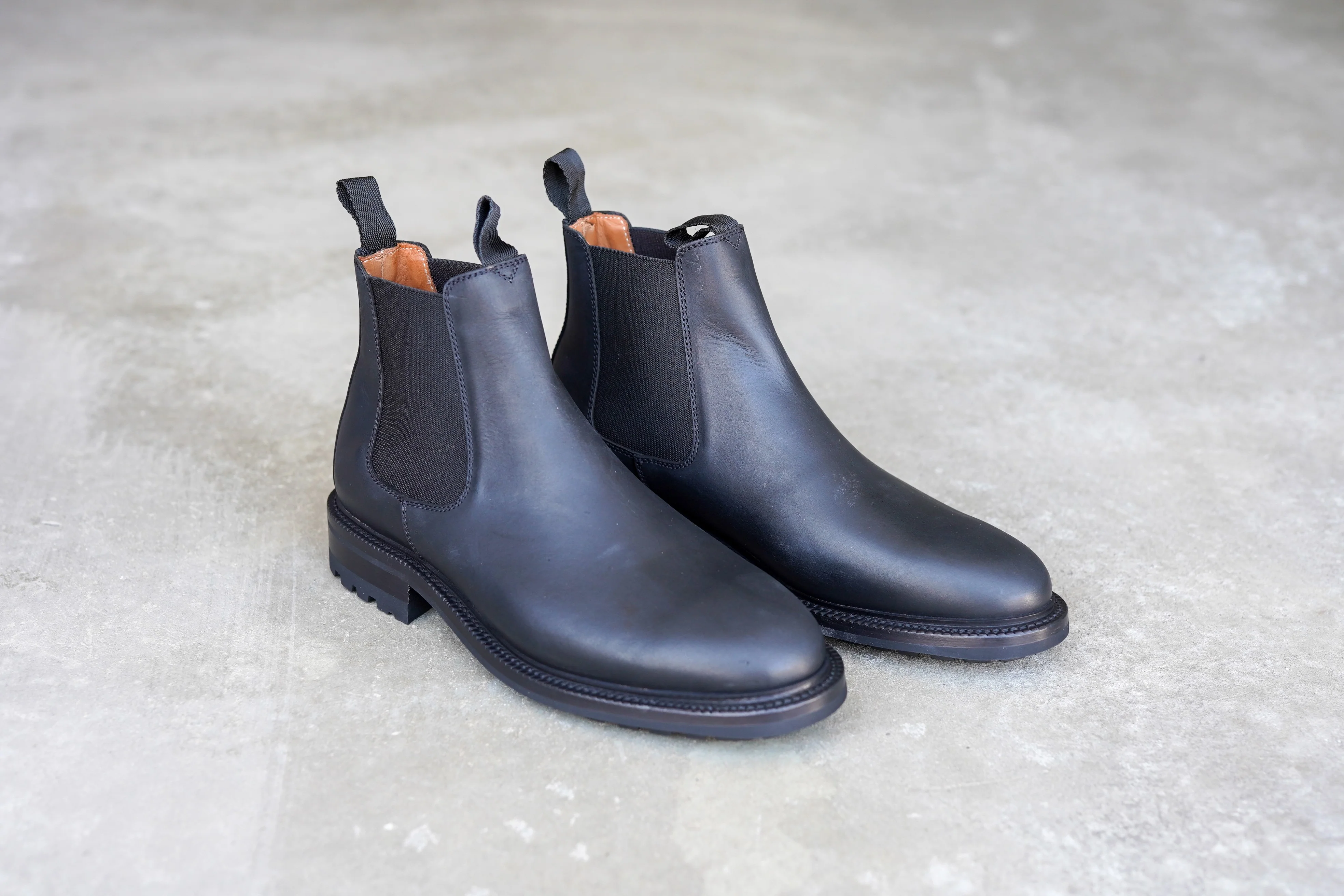 The Elmwood - All Black Waxed Veg Tan (618) Try-on's/Samples - Image 3
