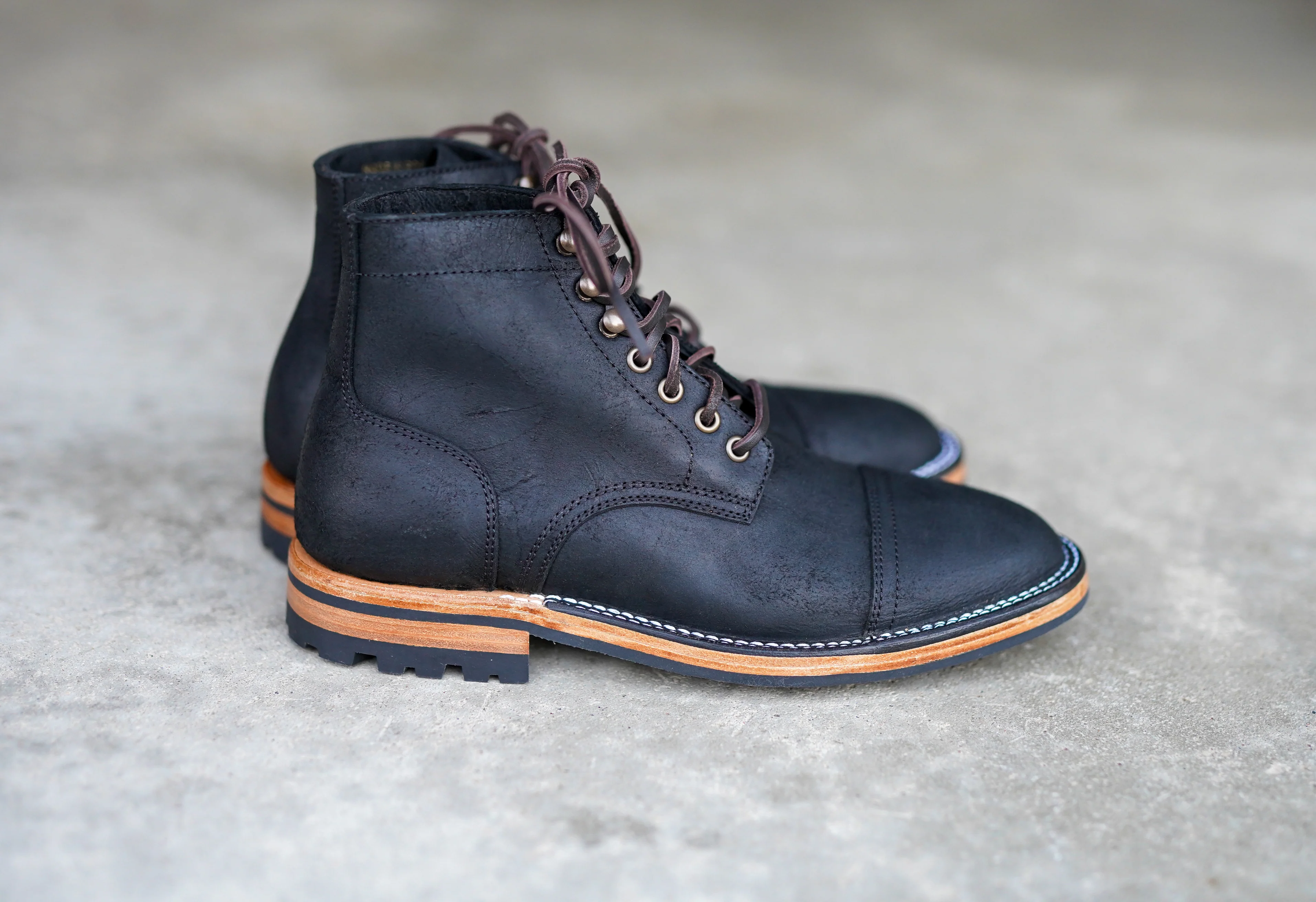 The Richmond Stitchdown - Black Rambler (618) Wide - Image 3