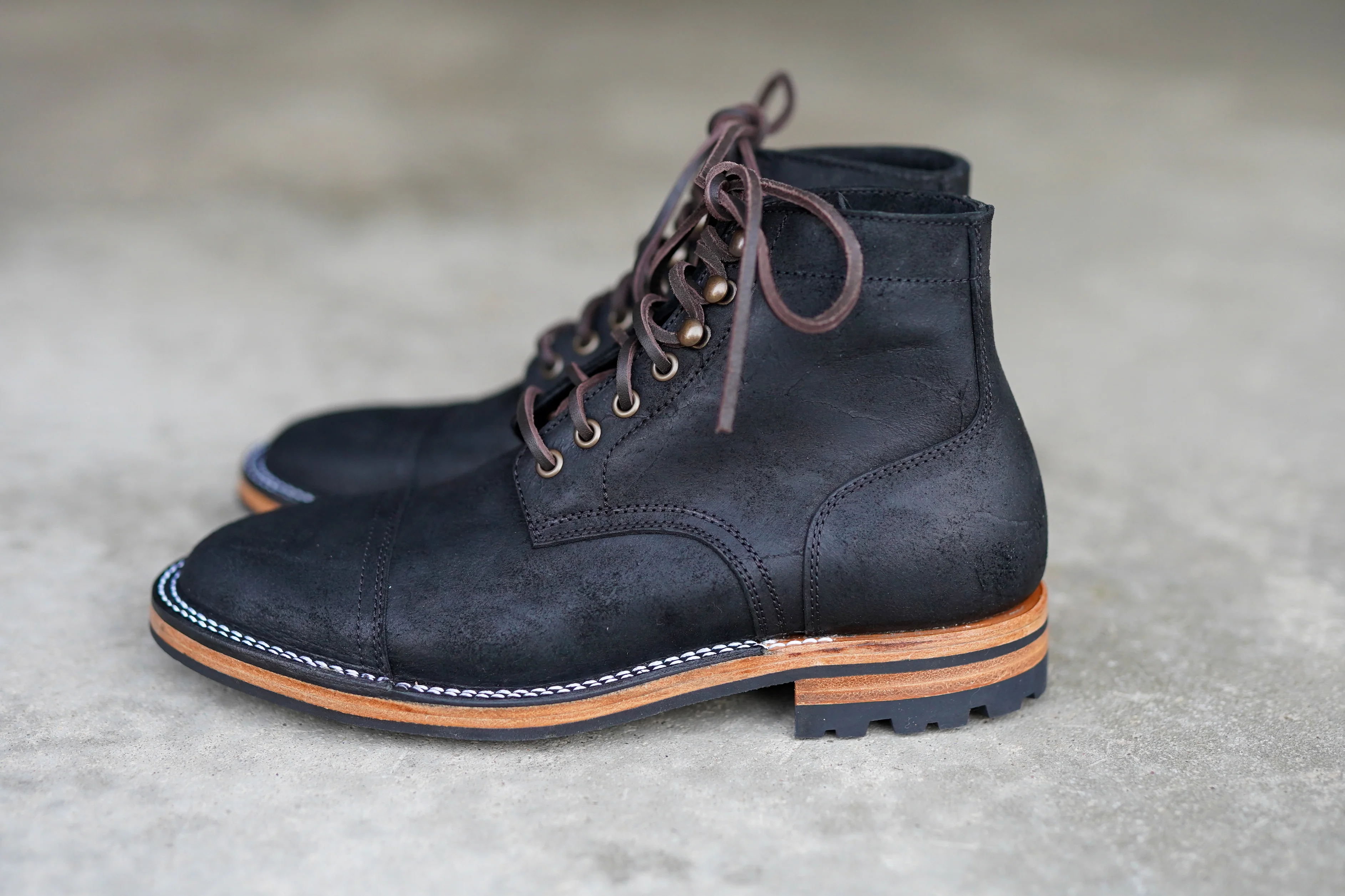 The Richmond Stitchdown - Black Rambler (618) Wide - Image 5