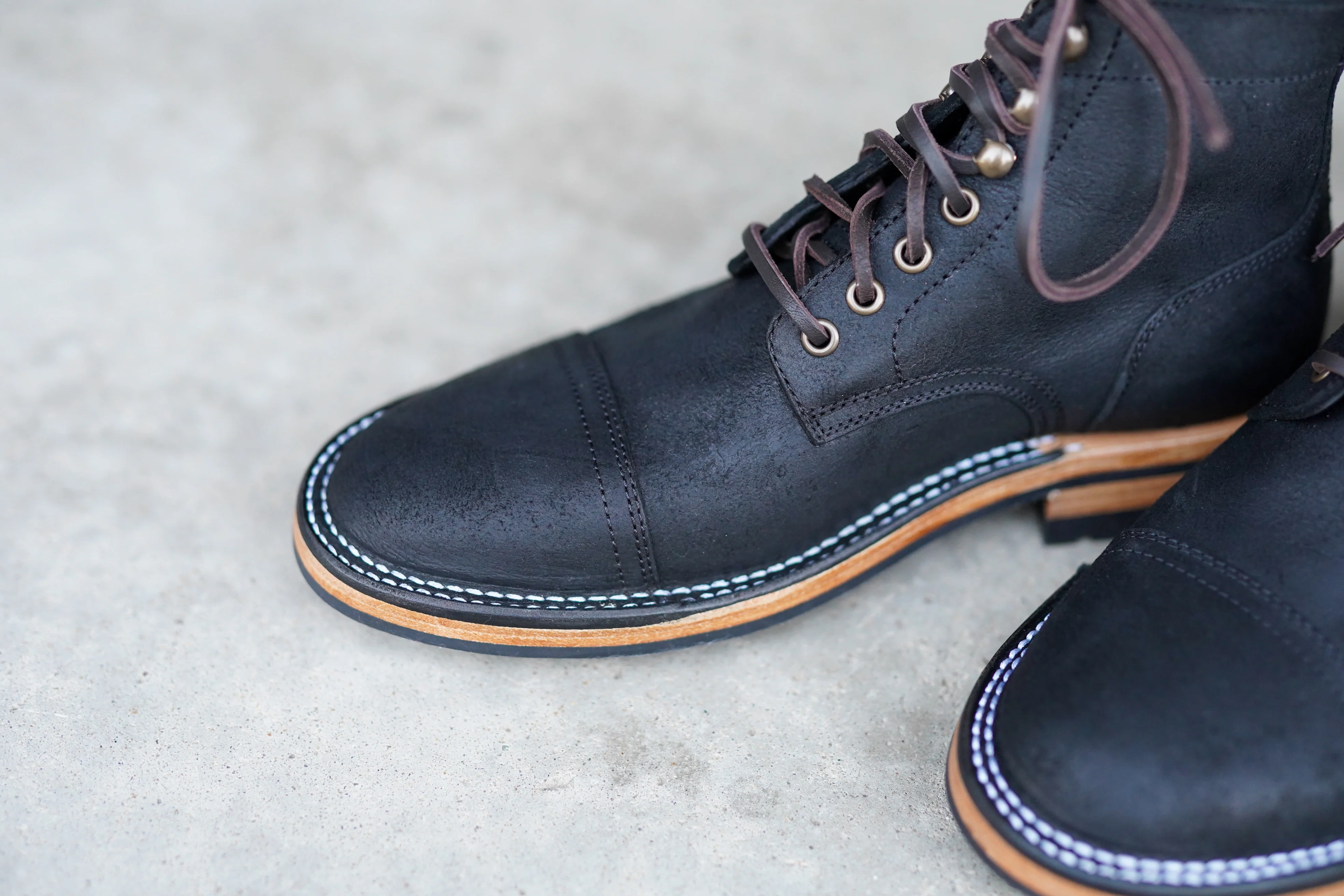 The Richmond Stitchdown - Black Rambler (618) Wide - Image 6