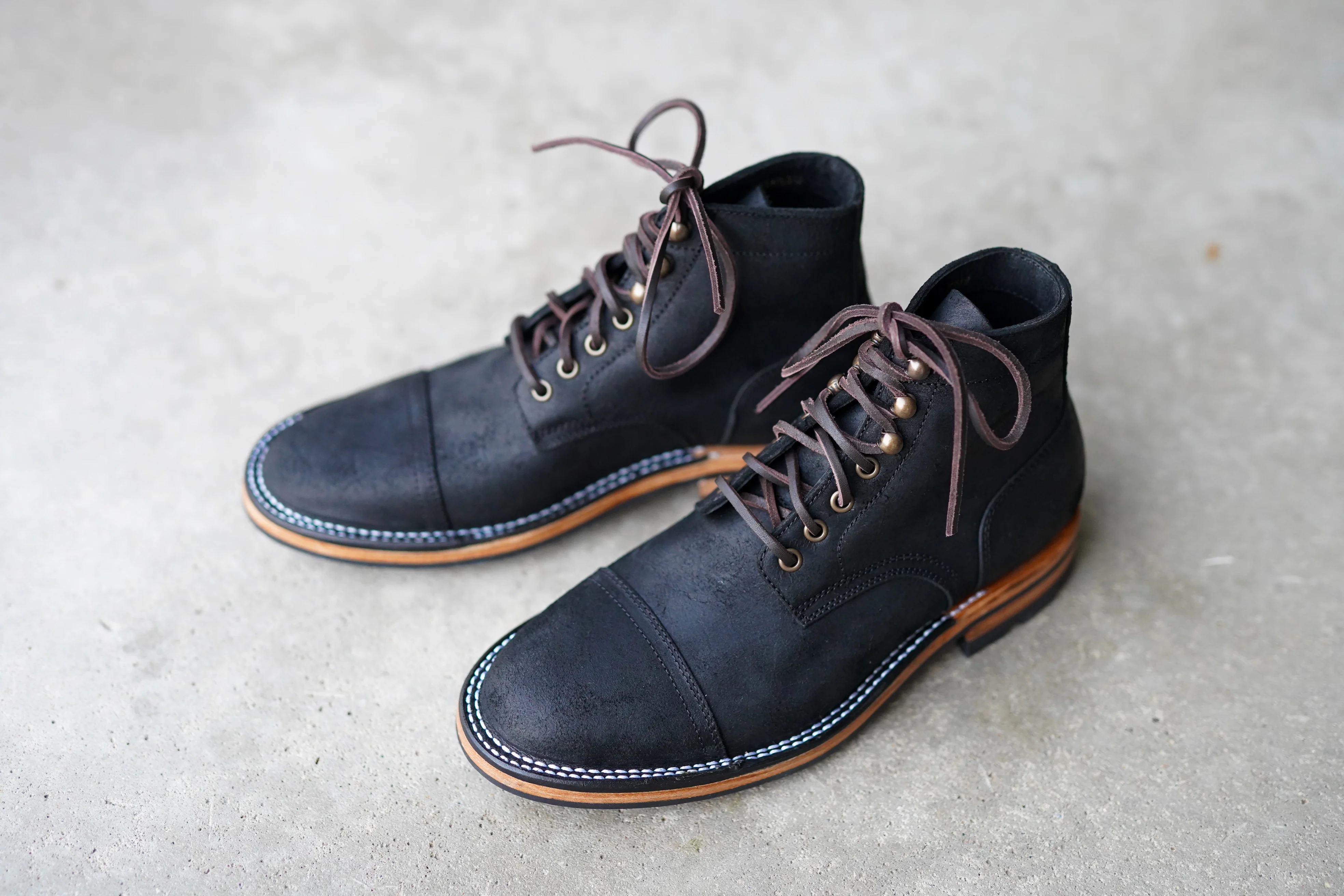 The Richmond Stitchdown - Black Rambler (618) Wide - Image 8