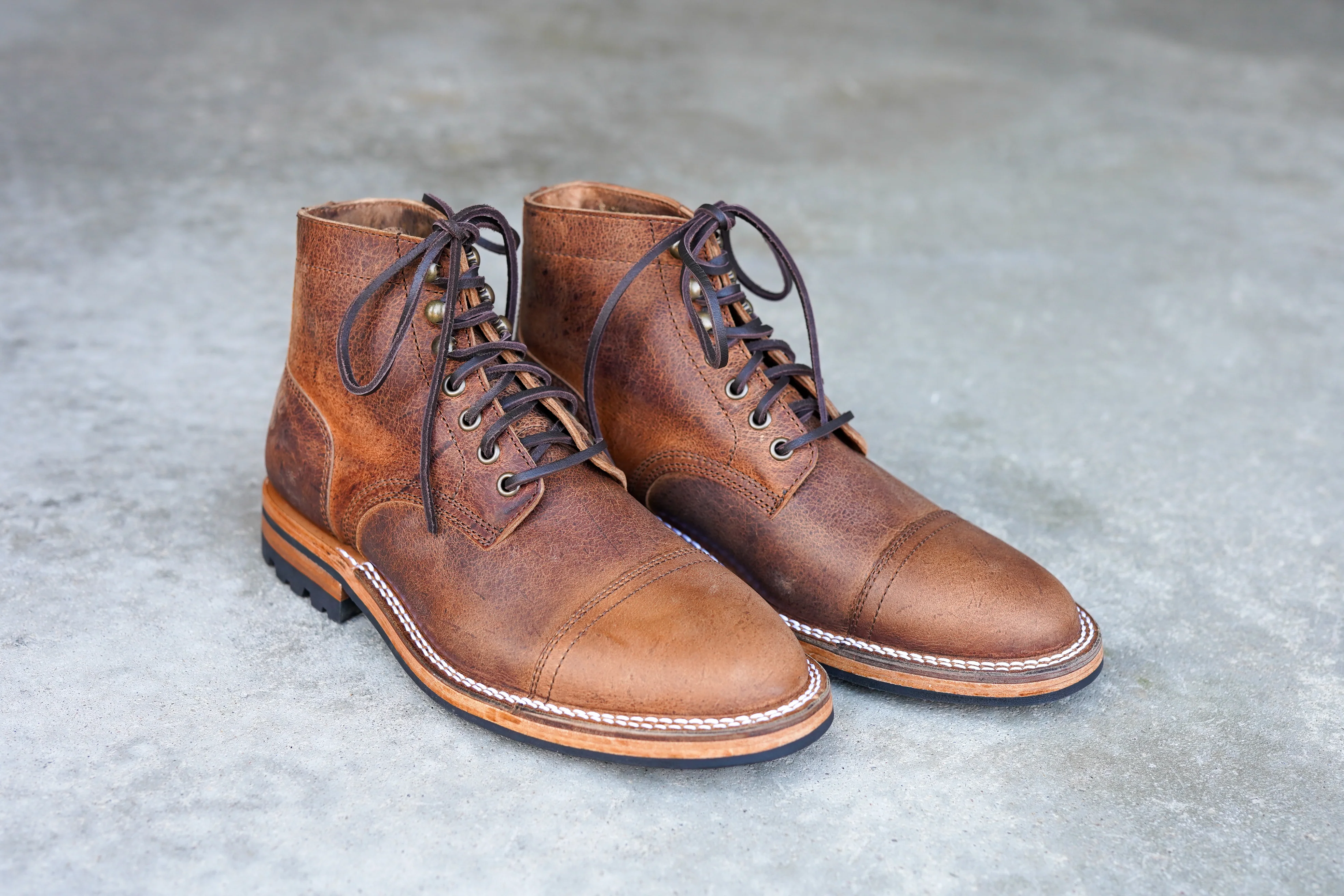 The Richmond Stitchdown - Stripped Pine Kudu (618) Wide - Image 3