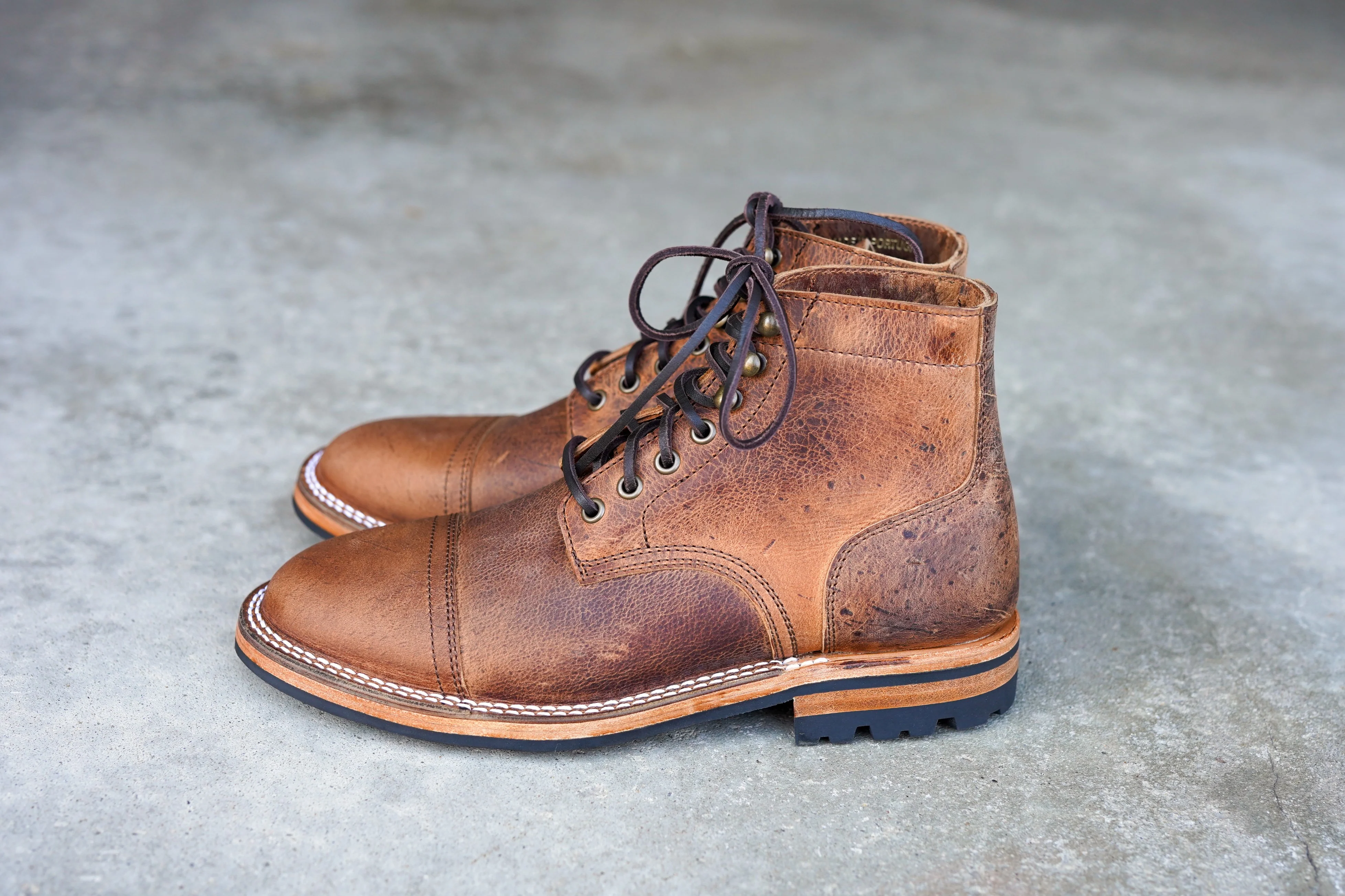 The Richmond Stitchdown - Stripped Pine Kudu (618) Wide - Image 5